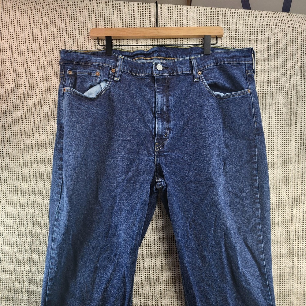 Levis‎ 514 Jeans Mens 42x32 Medium Wash Blue Regular Fit Straight Denim Pants